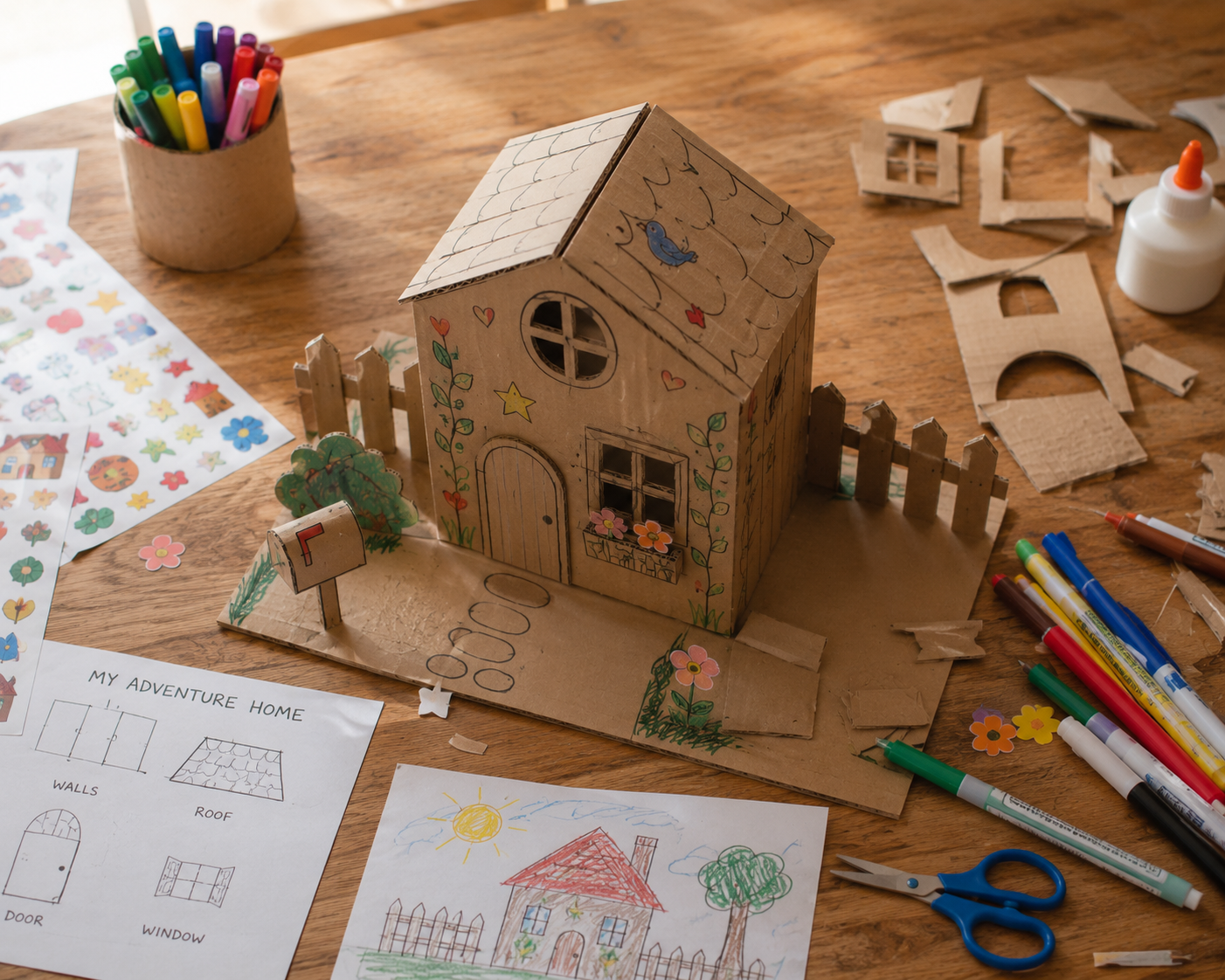 Modèle d'atelier Village d'aventure
