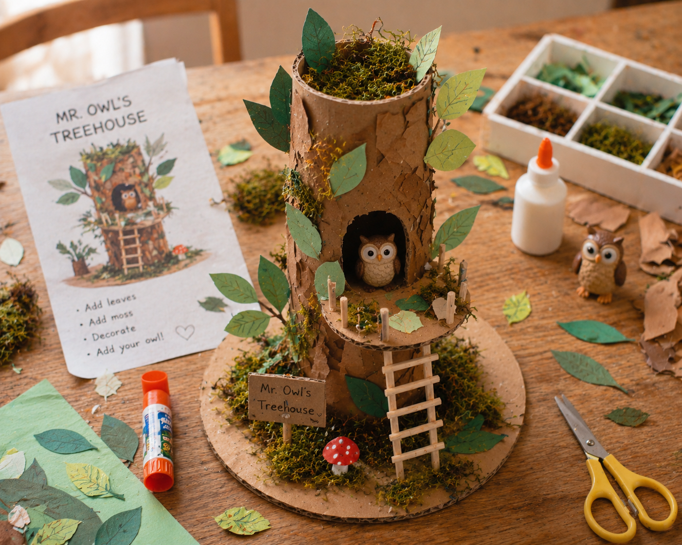 Modèle d'atelier Cabane de Monsieur Hibou
