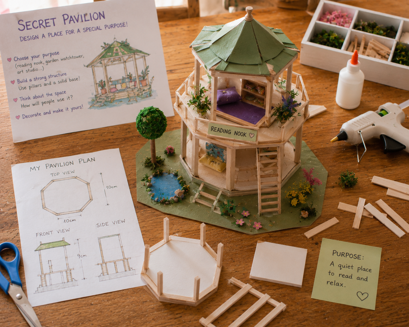 Modèle d'atelier Pavillon Secret
